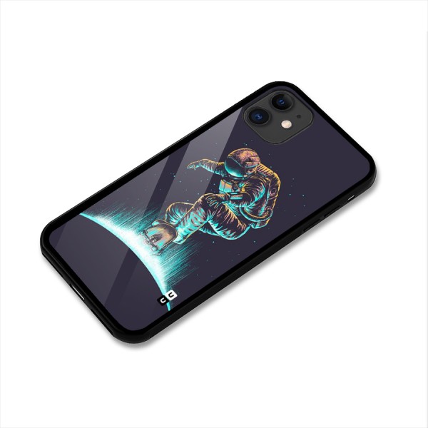Rolling Spaceman Glass Back Case for iPhone 11