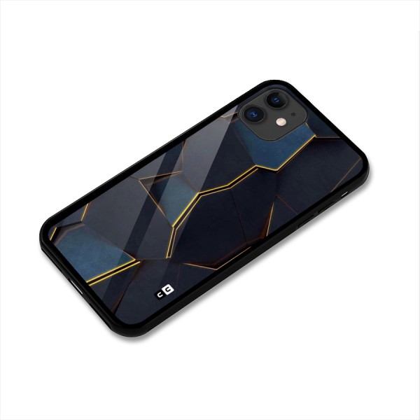 Royal Abstract Glass Back Case for iPhone 11