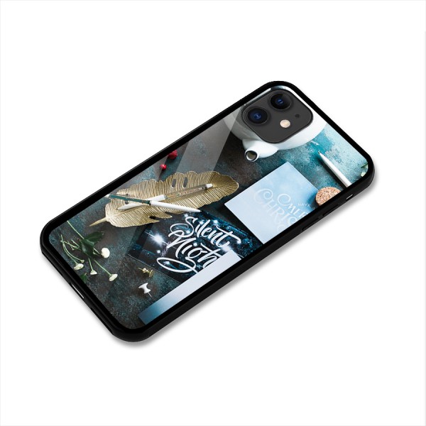 Silent Night Celebrations Glass Back Case for iPhone 11
