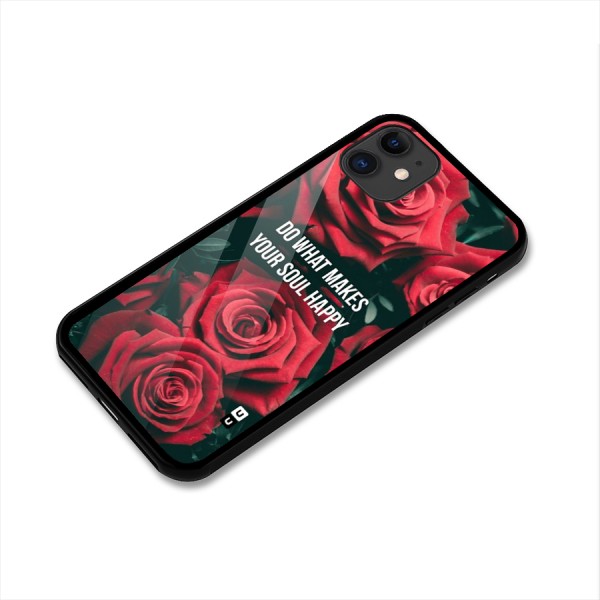 Soul Happy Glass Back Case for iPhone 11
