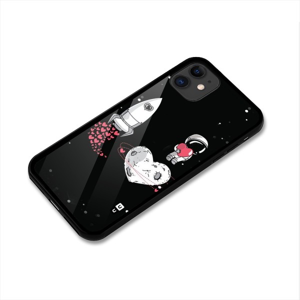 Spaceman Love Glass Back Case for iPhone 11