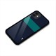 Stripe Block Glass Back Case for iPhone 11