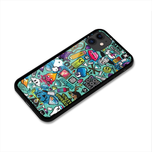 Sweet Candies Glass Back Case for iPhone 11