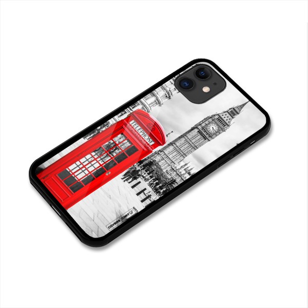 Telephone Booth Glass Back Case for iPhone 11