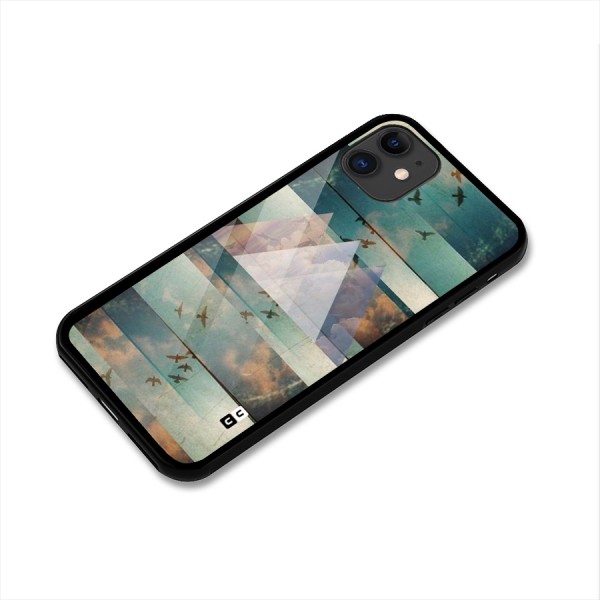 Three Triangles Glass Back Case for iPhone 11