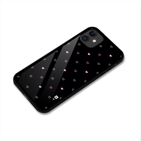 Tiny Little Pink Pattern Glass Back Case for iPhone 11