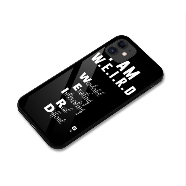 Weird Me Glass Back Case for iPhone 11