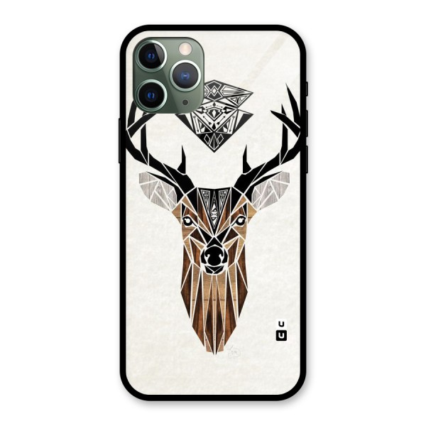 Aesthetic Deer Design Glass Back Case for iPhone 11 Pro
