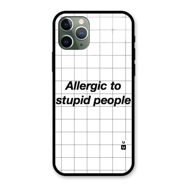 Allergic Glass Back Case for iPhone 11 Pro
