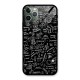 Anatomy Pattern Glass Back Case for iPhone 11 Pro