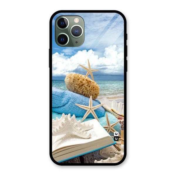 Beach Sky Glass Back Case for iPhone 11 Pro