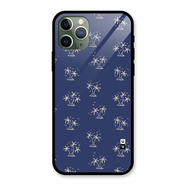 Beach Trees Glass Back Case for iPhone 11 Pro