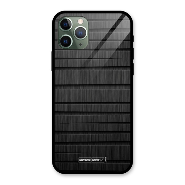 Black Abstract Glass Back Case for iPhone 11 Pro