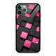 Blocks Diagonal Glass Back Case for iPhone 11 Pro