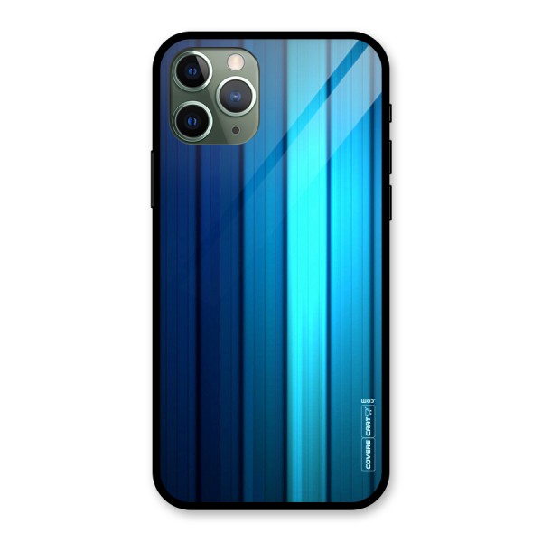 Blue Hues Glass Back Case for iPhone 11 Pro