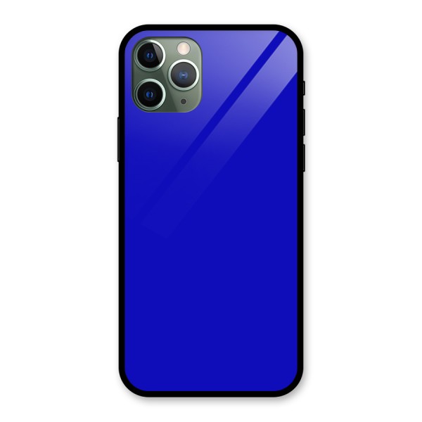 Cobalt Blue Glass Back Case for iPhone 11 Pro