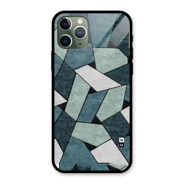 Concrete Green Abstract Glass Back Case for iPhone 11 Pro