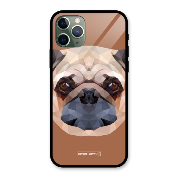 Cute Pug Glass Back Case for iPhone 11 Pro