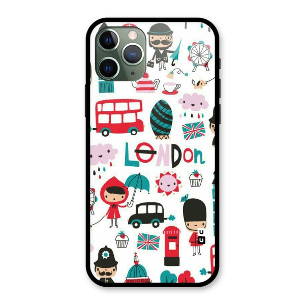 Double Decker Glass Back Case for iPhone 11 Pro