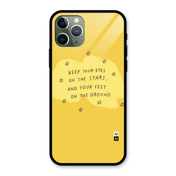 Eyes On Stars Glass Back Case for iPhone 11 Pro