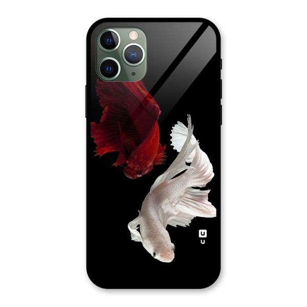 Fish Design Glass Back Case for iPhone 11 Pro