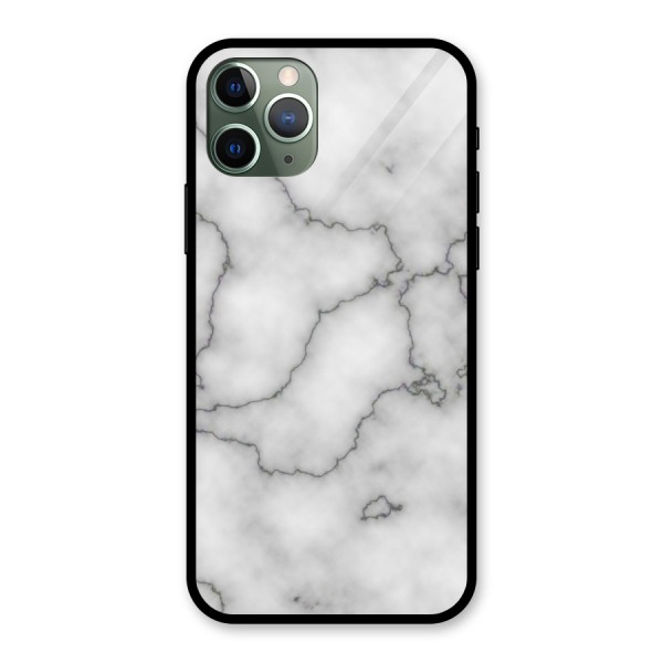 Grey Marble Glass Back Case for iPhone 11 Pro