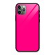Hot Pink Glass Back Case for iPhone 11 Pro