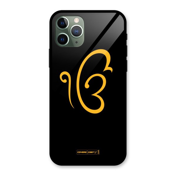 Ik Onkar Glass Back Case for iPhone 11 Pro