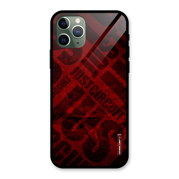 Just Circuit Glass Back Case for iPhone 11 Pro