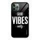 Just Vibes Glass Back Case for iPhone 11 Pro