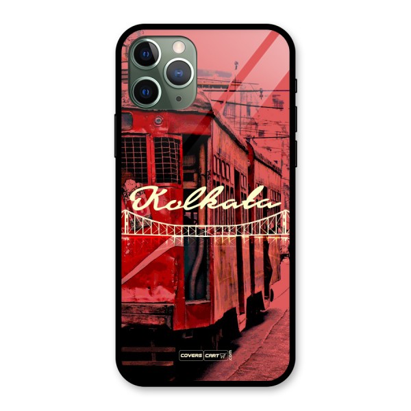 Kolkata Citystyle Glass Back Case for iPhone 11 Pro