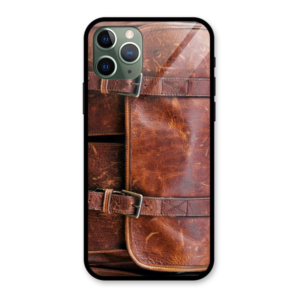 Bag Design (Printed) Glass Back Case for iPhone 11 Pro