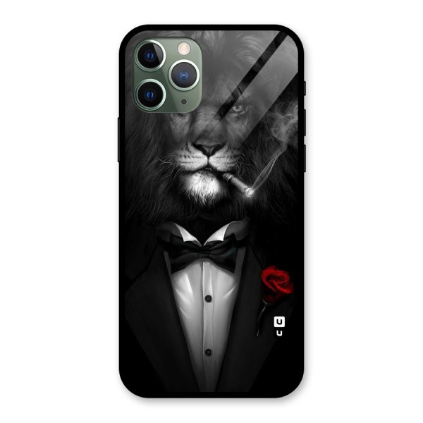 Lion Class Glass Back Case for iPhone 11 Pro