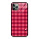 Love Checks Glass Back Case for iPhone 11 Pro