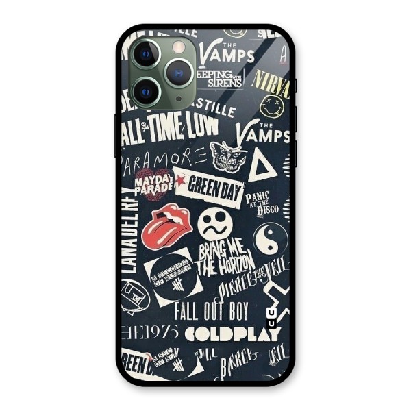 Music My Paradise Glass Back Case for iPhone 11 Pro