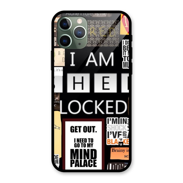 Mystery Pattern Glass Back Case for iPhone 11 Pro