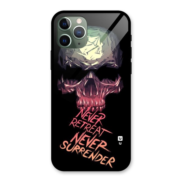 Never Retreat Glass Back Case for iPhone 11 Pro