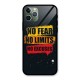 No Fear No Limits Glass Back Case for iPhone 11 Pro