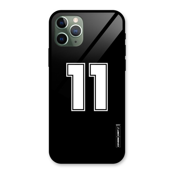 Number 11 Glass Back Case for iPhone 11 Pro