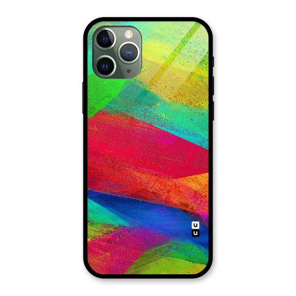 Paint Art Pattern Glass Back Case for iPhone 11 Pro