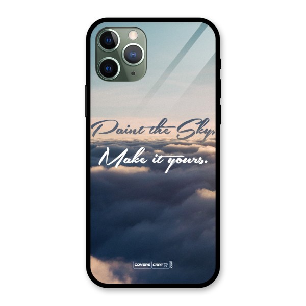 Paint the Sky Glass Back Case for iPhone 11 Pro