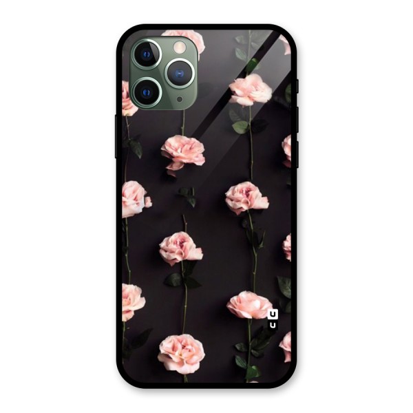 Pink Roses Glass Back Case for iPhone 11 Pro