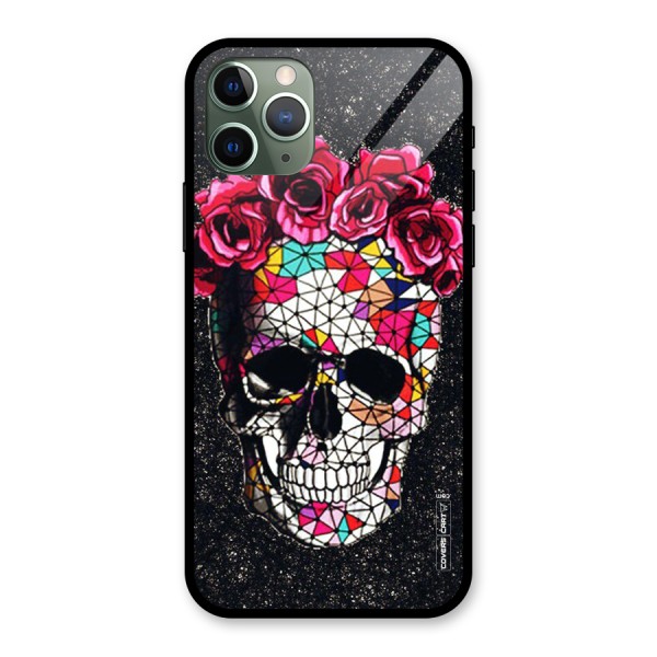 Pretty Dead Face Glass Back Case for iPhone 11 Pro