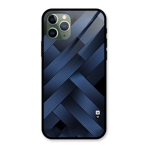 Ribbon Stripes Glass Back Case for iPhone 11 Pro