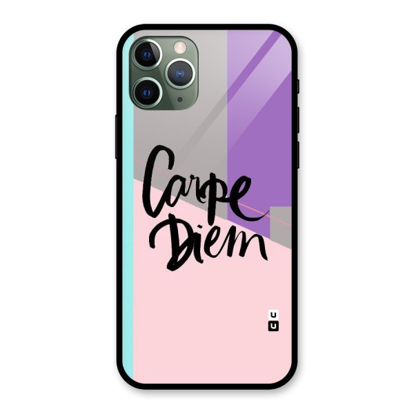 Stripes Black Diem Glass Back Case for iPhone 11 Pro