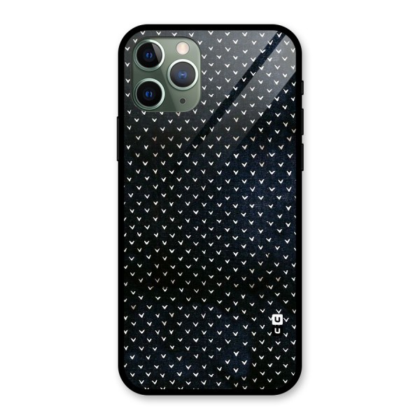 Tiny White Hearts Glass Back Case for iPhone 11 Pro