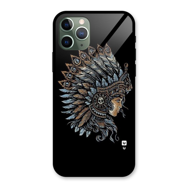 Tribal Design Glass Back Case for iPhone 11 Pro