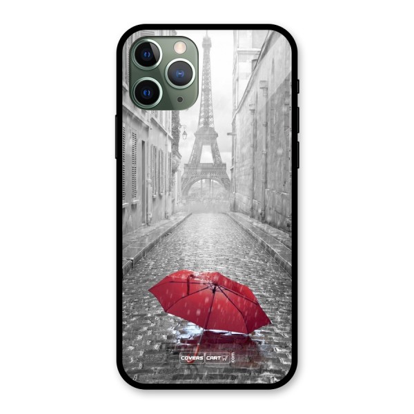 Umbrella Paris Glass Back Case for iPhone 11 Pro