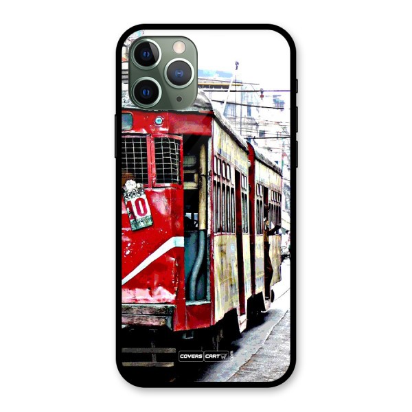 Vintage Citystyle Glass Back Case for iPhone 11 Pro