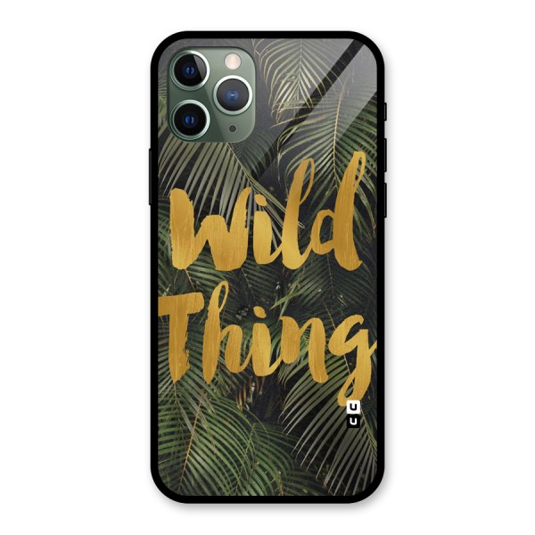 Wild Leaf Thing Glass Back Case for iPhone 11 Pro
